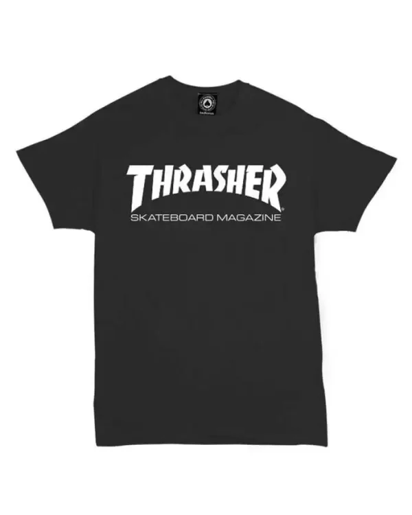 Remera Thrasher Skatemag Negra