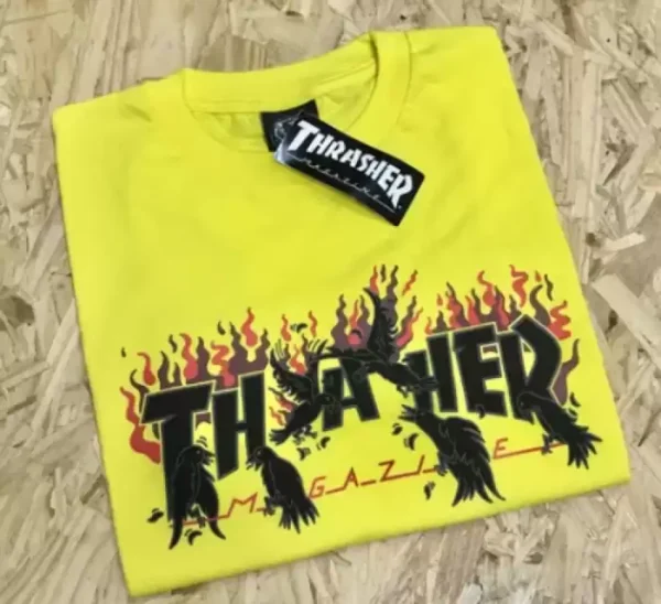Remera Thrasher Crow
