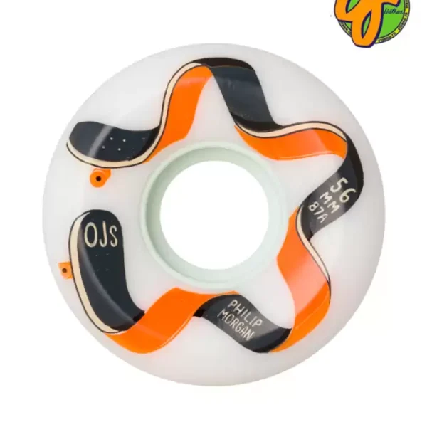 Ruedas OJ Concentrate White Orange Hardline Ruedas OJ Concentrate White Orange Hardline