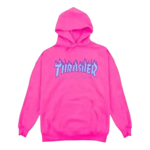 Hoodie Thrasher Flame Fucsia Girl Hoodie Thrasher Flame Fucsia Girl