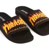 Ojotas Thrasher Sliders Flame Negro
