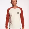 Remera Rip Curl New Ranglan Wettie Manga Larga