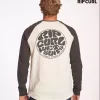 Remera Rip Curl New Ranglan Wettie Manga Larga