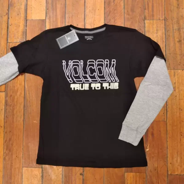 Remera Volcom Doubletake Manga Larga Kid Remera Volcom Doubletake Manga Larga Kid