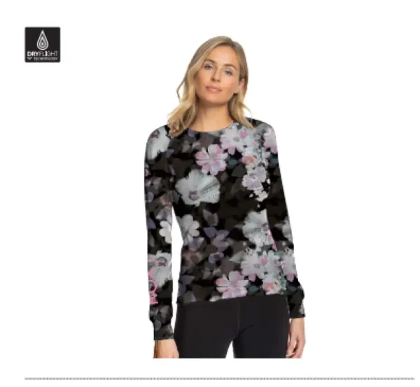 Remera Termica Roxy Blurry Flowers