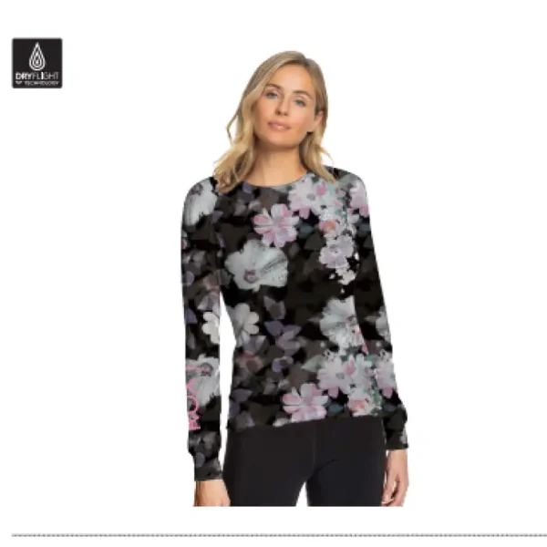 Remera Termica Roxy Blurry Flowers