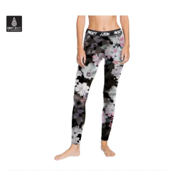 Calza Termica Roxy Blurry Flowers