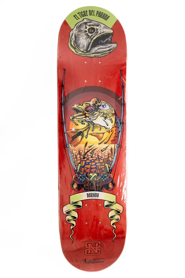 Tabla Skate CNC Dorado