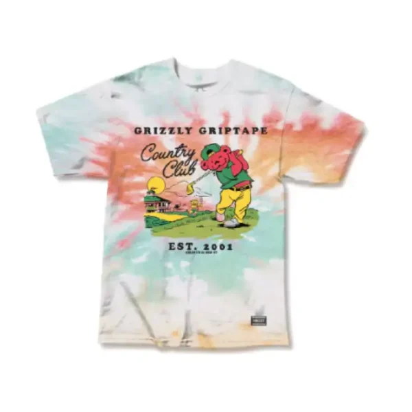 Remera Grizzly Back Nine Batik Remera Grizzly Back Nine Batik