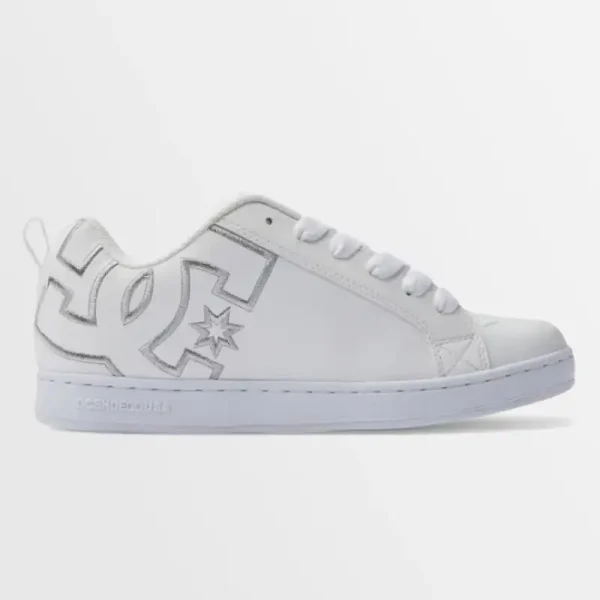 Zapatillas DC Shoes Court Graffik Girl IMP Blanco/Gris