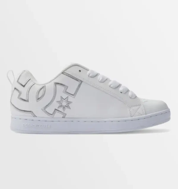 Zapatillas DC Shoes Court Graffik Girl IMP Blanco/Gris