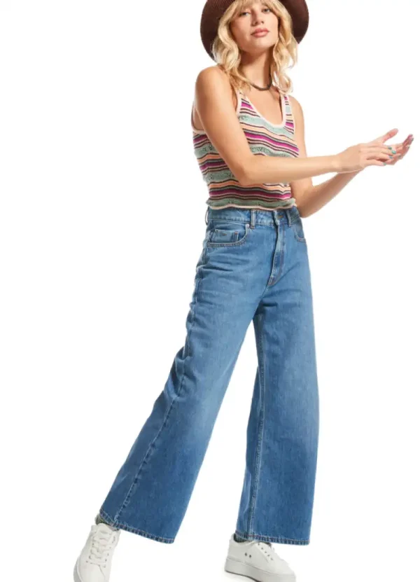 Jean Roxy Surf On Cloud High Jean Roxy Surf On Cloud High