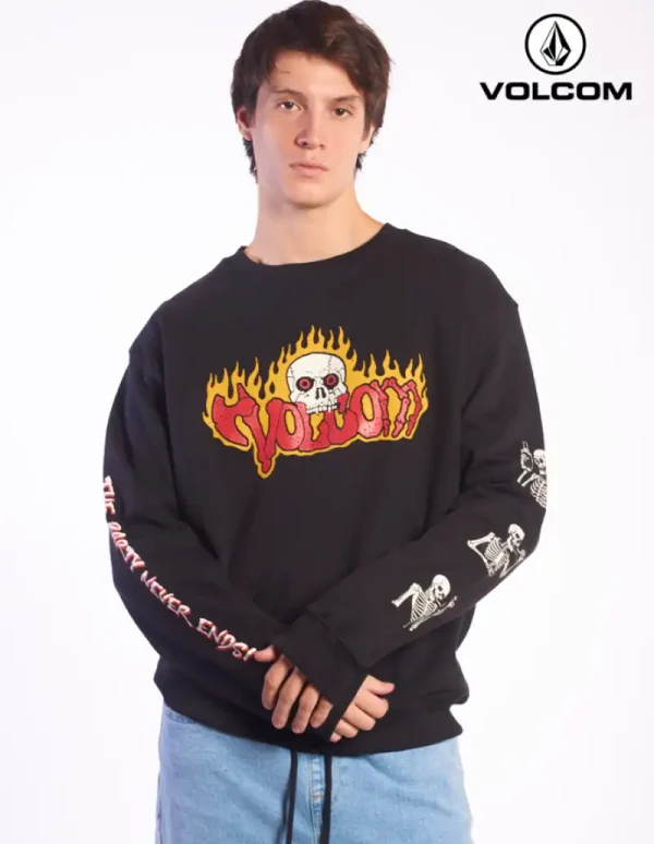 Crewneck Volcom Just Beer Crewneck Volcom Just Beer