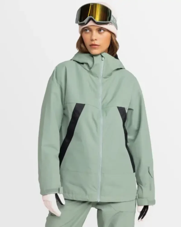 Campera Roxy Snow Slope Verde Campera Roxy Snow Slope Verde