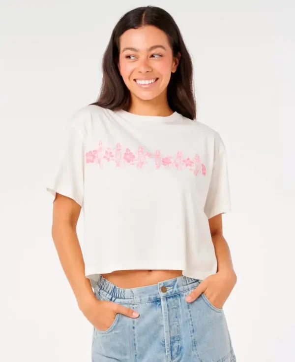 Remera Rip Curl Crop Hula