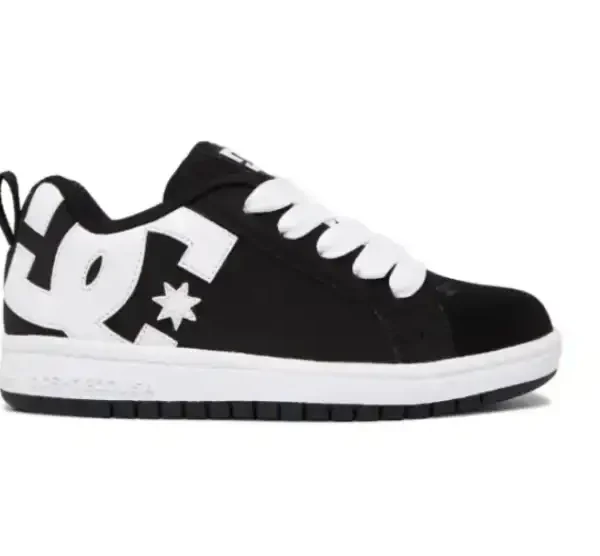 Zapatillas DC Shoes New Court Graffik Kid Negro