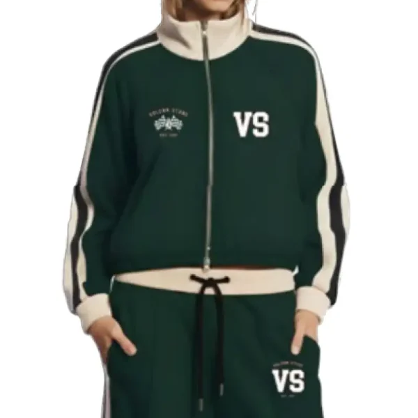 Hoodie Zip Volcom Match Crop