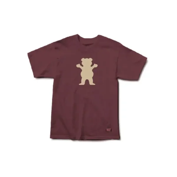 Remera Grizzly New Og Bear Bordo